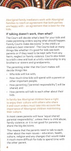 What happens when your relationship ends - Legal Aid NSW brochure for Aboriginal families page 4