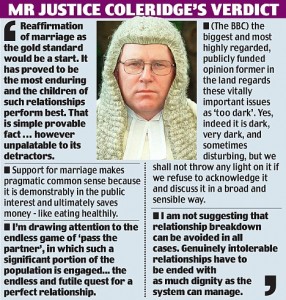 Mr Justice Coleridge's Verdict